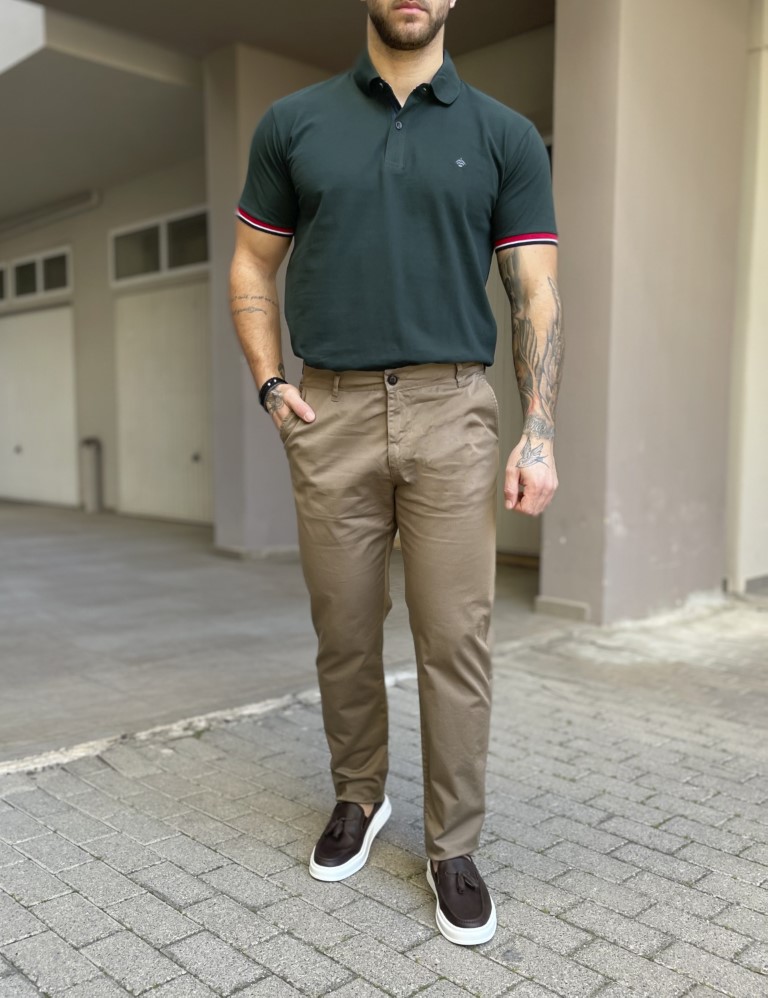 Ανδρικό πούρο παντελόνι καπαρντίνα Chinos BO2909P φωτογραφία